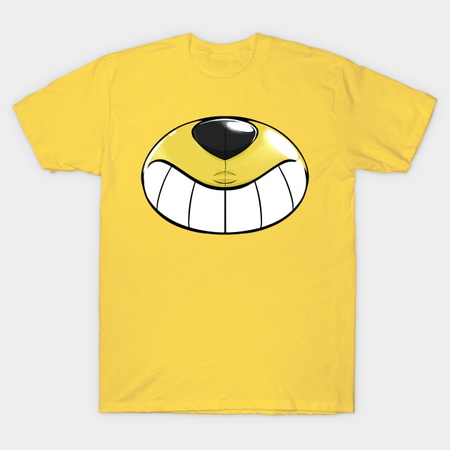 Pool toy muzzle, Yellow T-Shirt by Pawgyle